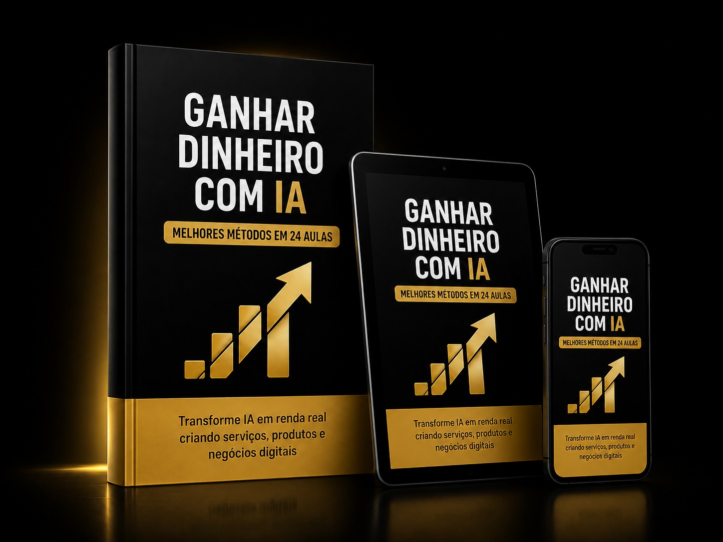 Ganhar Dinheiro com IA — Melhores Métodos em 24 Aulas